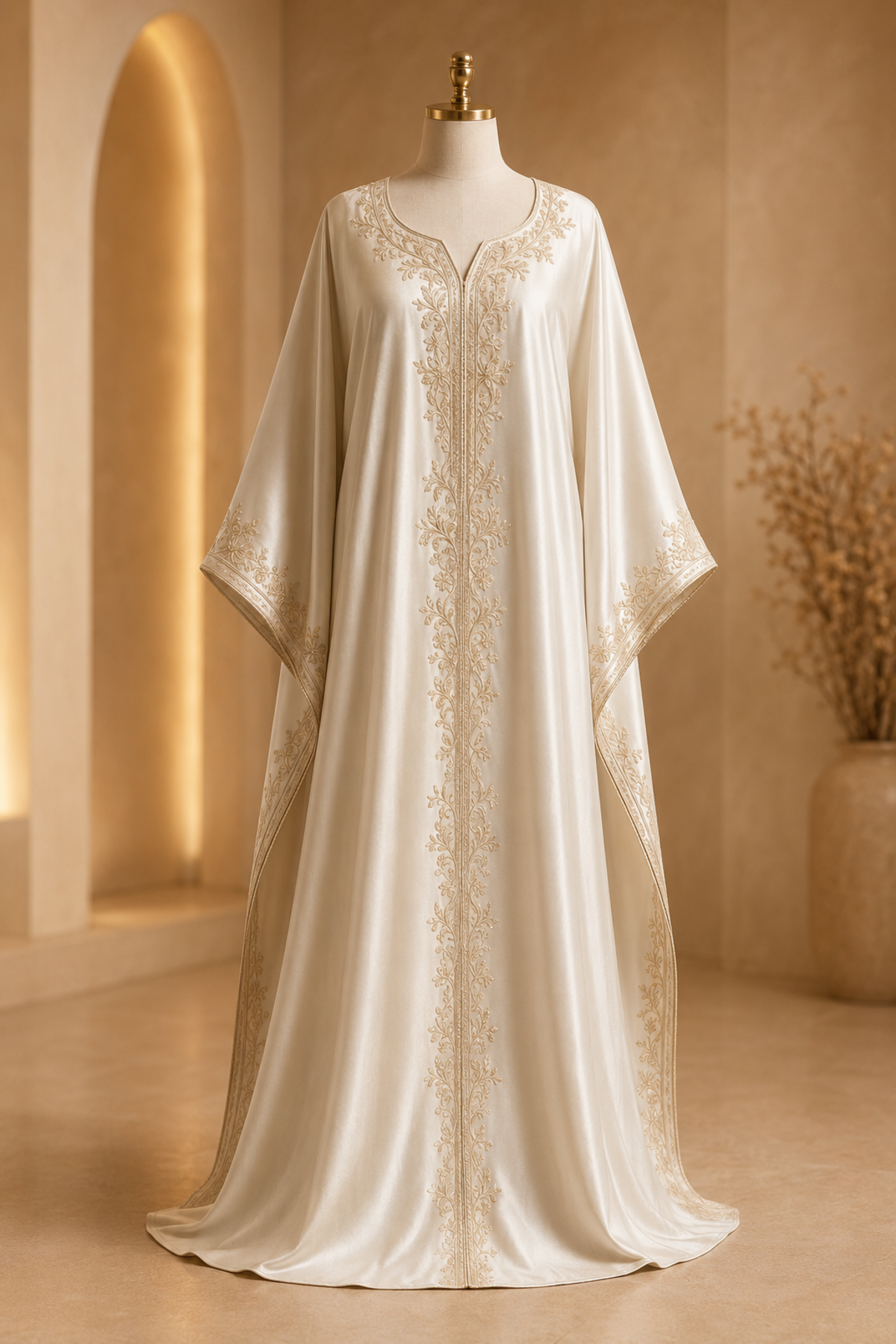 Amal Ivory Kaftan