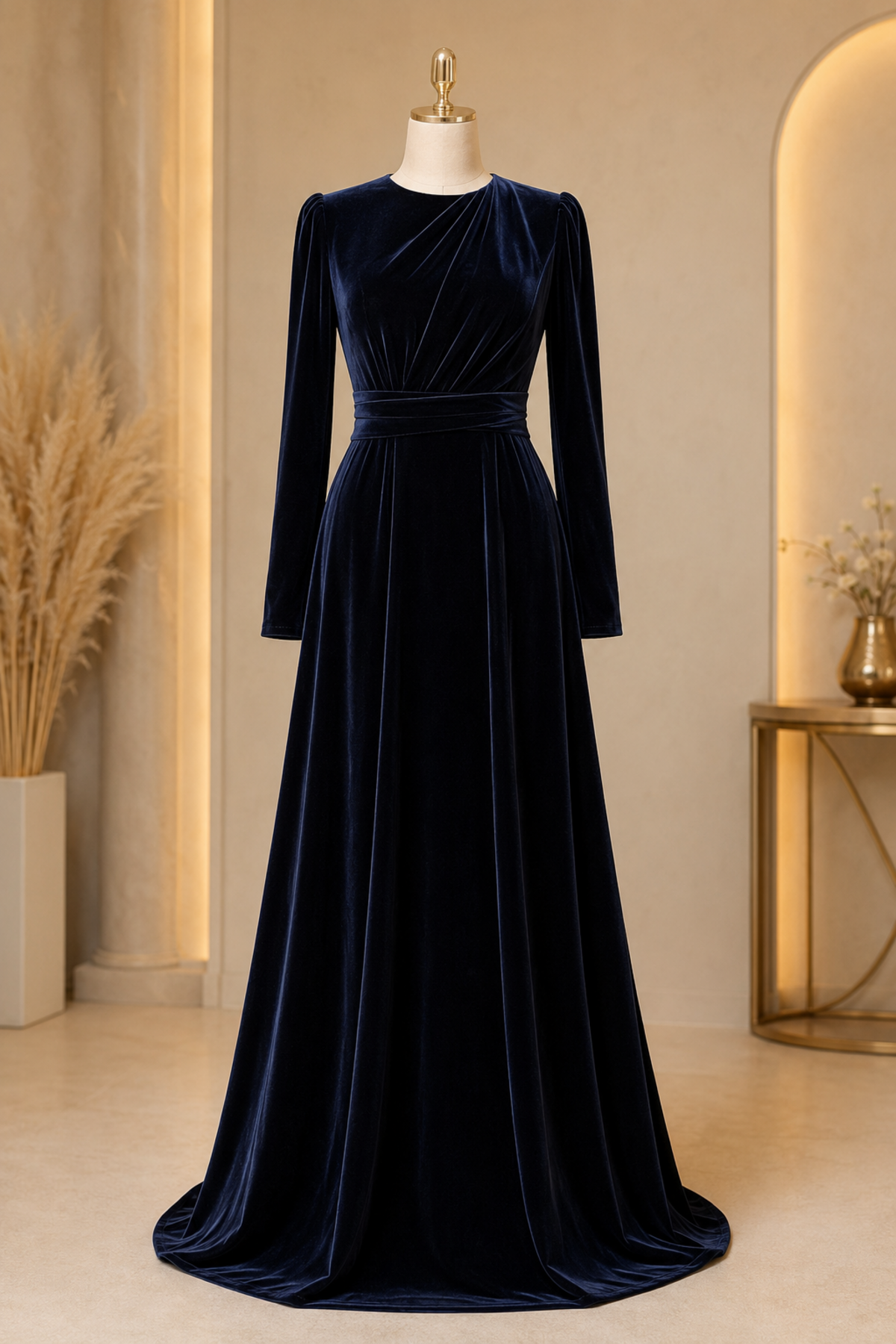 Midnight Velvet Gown